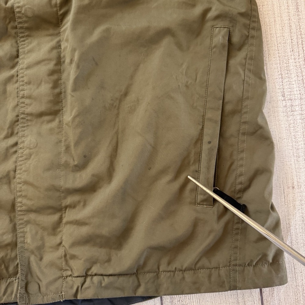 Patagonia Men's XL Olive Green Hooded H2No Rain Jacket Waterproof Hiking Shell - Picture 3 of 9